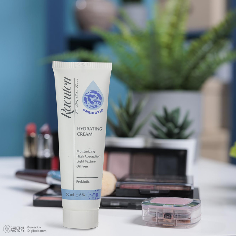 کرم آبرسان راکوتن اصل مدل Prebiotic مناسب پوست چرب و مختلط حجم 50 میلیلیتر