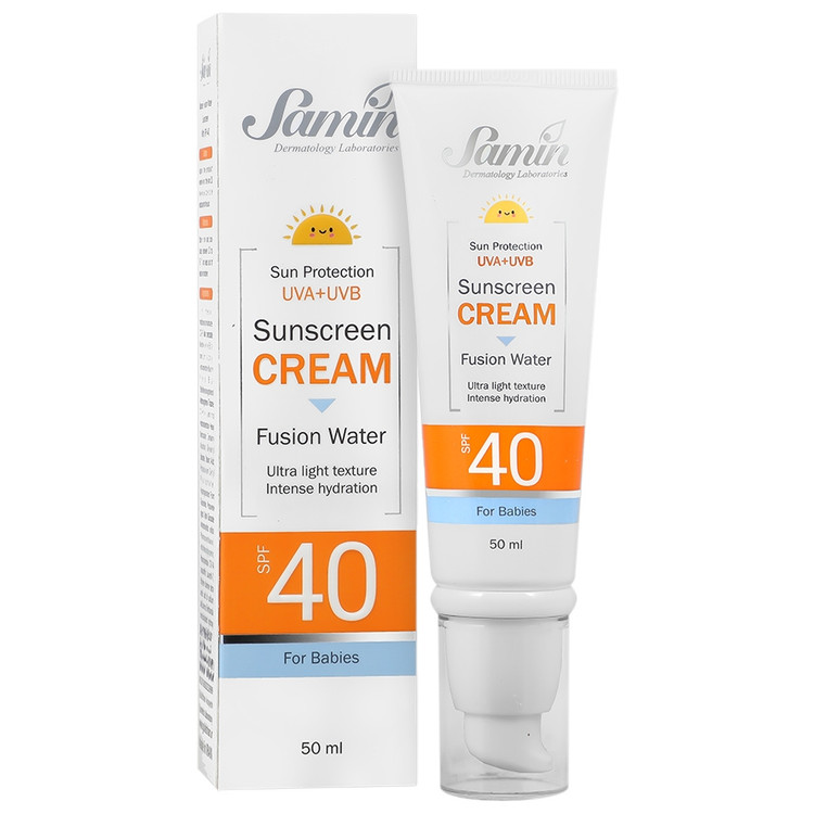 ضدآفتاب فیوژن واتر کودکان SPF40 ثمین 50 میل