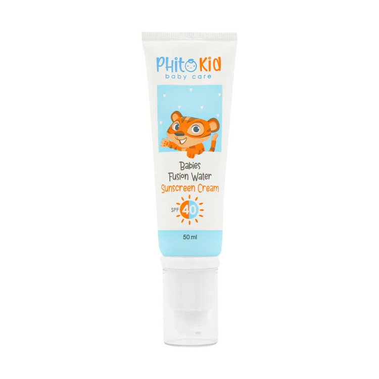کرم ضد آفتاب کودک فیتوکید مدل فیوژن واتر SPF40 حجم 50 میلی لیتر
