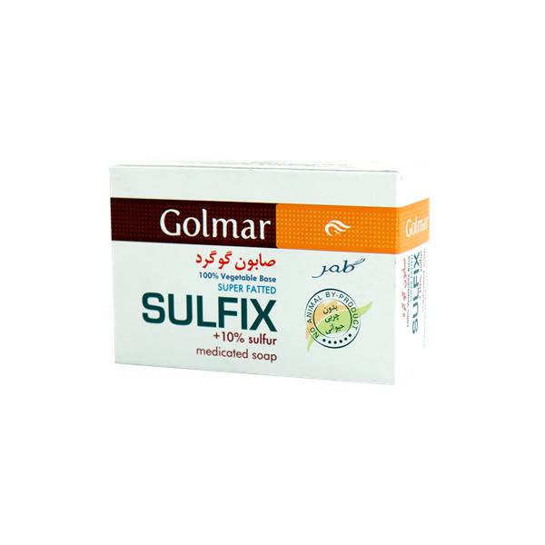 صابون گلمر گوگرد مقدار ۱۲۰ گرم