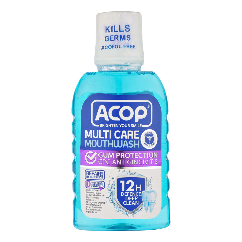 دهانشویه آکوپ مدل کامل Multi Care حجم 300 میلی لیتر