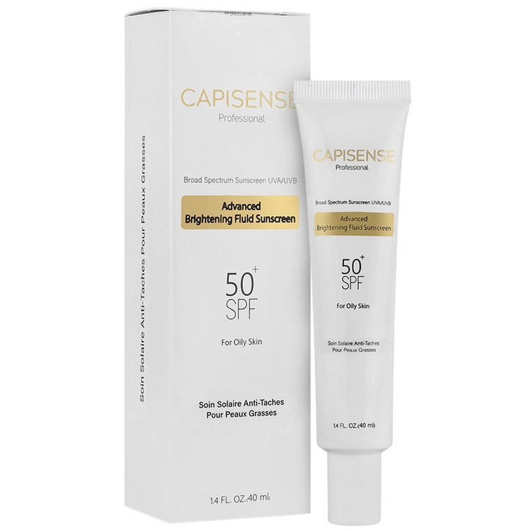 فلوئید ضد آفتاب ضدلک بدون رنگ کپیسنس SPF 50 مناسب پوست چرب حجم 40 میلی لیتر