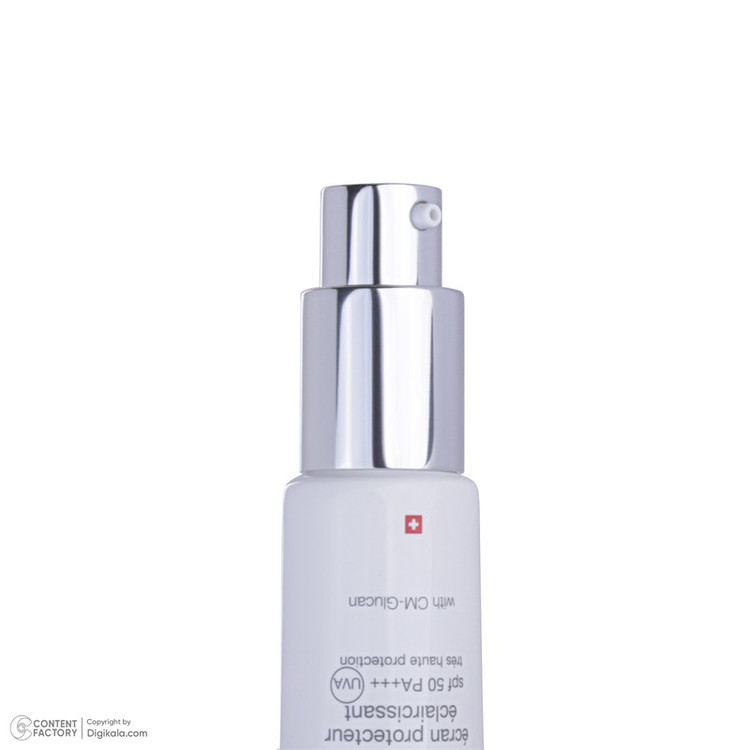 فلوئید ضد آفتاب بی رنگ صورت اسکین کد SPF50 مدل ALPINE محافظ UVA مناسب برای انواع پوست حجم 30 میلی لیتر
