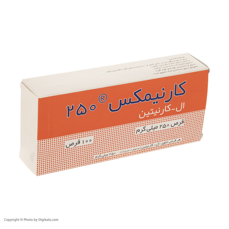 قرص کارنیمکس ال – کارنیتین شهردارو بسته 100 عددی